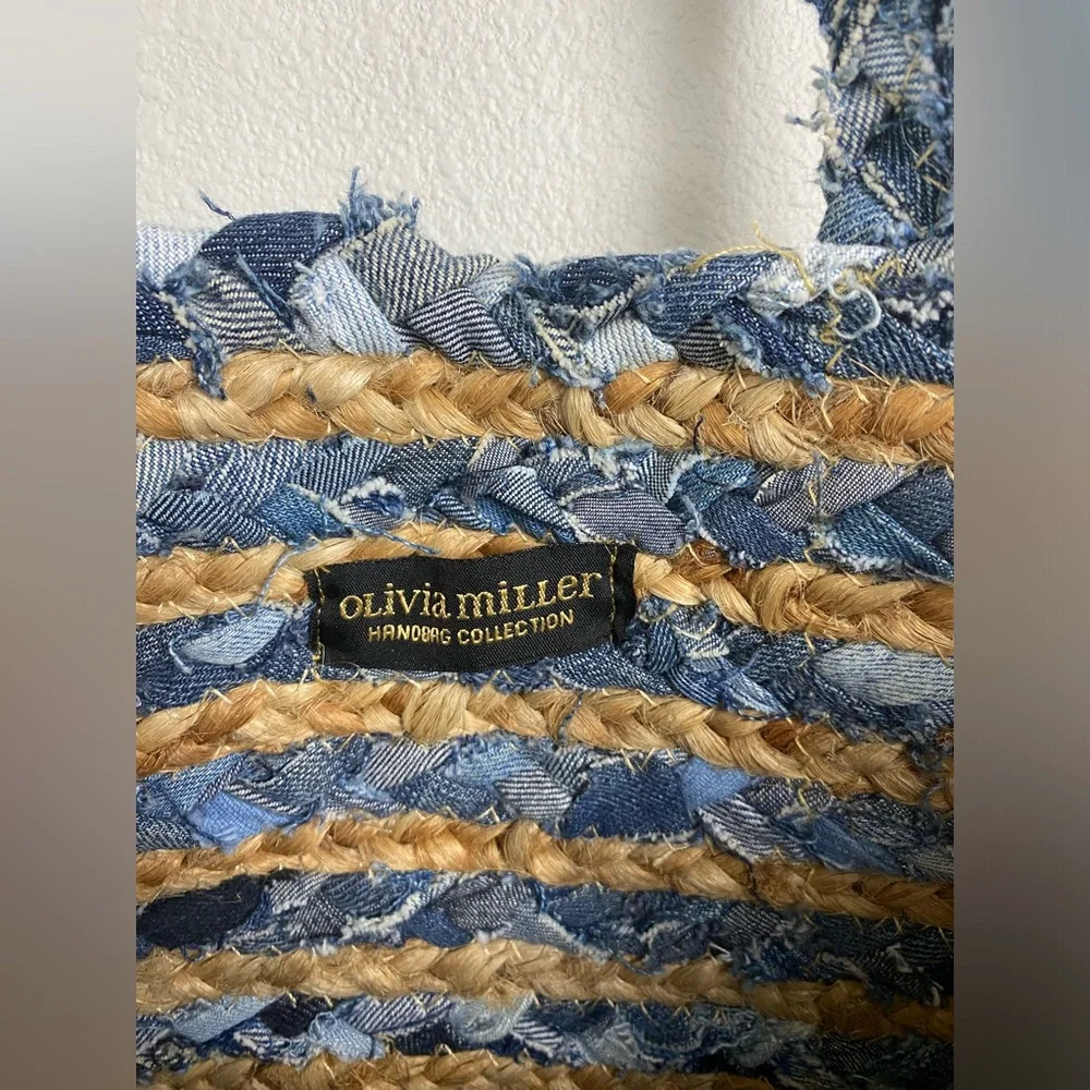 Olivia Miller Woven Tote Bag